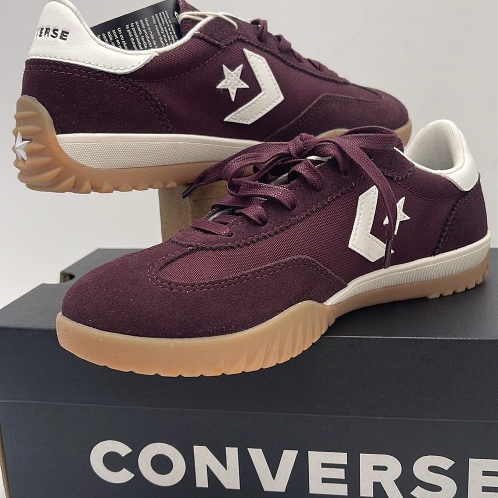 Converse Men’s RUN STAR TRAINER OX BLOODSTONE/EGRET/WHITE A13360C Sneakers - Picture 10 of 16